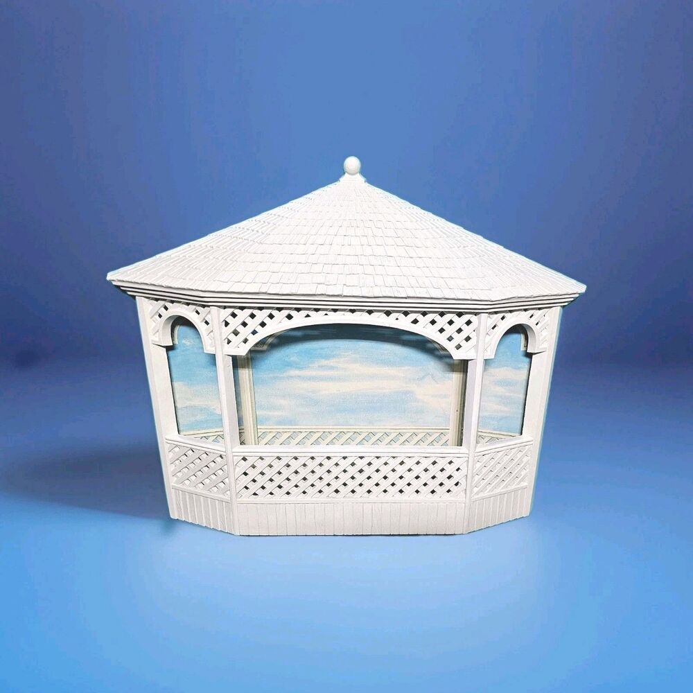 BURWOOD #2085 Home Interior 🌸 LARGE GAZEBO 🌸 Wall Hanging Pocket SYROCO 1977
